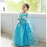 ￼Baby Girls Princess Anna Elsa Cosplay Costume Party Frozen Dress