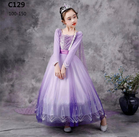 Rapunzel  Princess Kids Cosplay Party Dress Girls Children Costume Girl Dress Birthday Clothes 2-10 Years