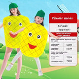 ￼ Fruit & Vegetables Costume  (Kids)[Pumpkin, strawberry, apple, watermelon, grape, pineapple, mushroom, corn]