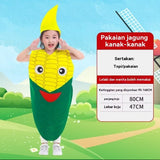 ￼ Fruit & Vegetables Costume  (Kids)[Pumpkin, strawberry, apple, watermelon, grape, pineapple, mushroom, corn]