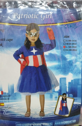 ￼[MARVEL GIRL] Kids Girl Superhero Marvel Girl COSTUME For Kids