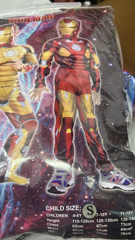 Costume Iron Man with muscle