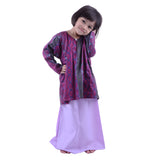 MK Girls Songket Purple Baju Kurung