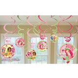 Strawberry shortcake Swirl Decorations