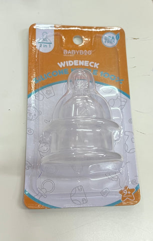 Baby Boo white Neck silicone Nipple 100%