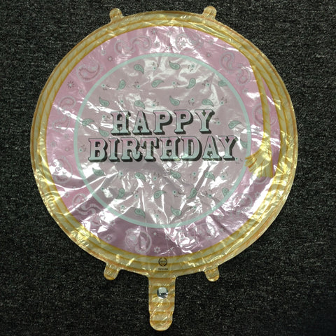 Foil balloon happy birthday