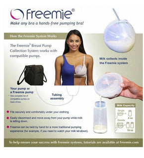 Freemie Hands Free and Concealable Breast Pump Milk Collection Cups