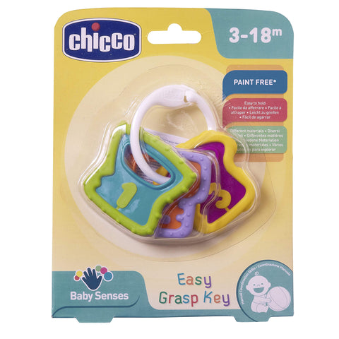 Chicco Baby Senses Easy Grasp Keys Baby Rattle 3m-18m