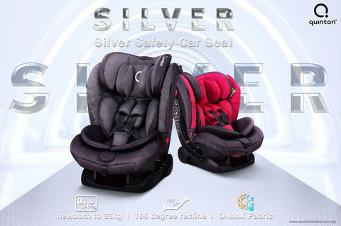 Quinton: Silver Safety Car Seat