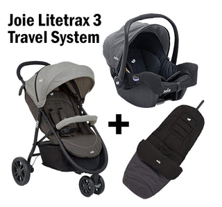 Joie litetrax cheap 3 travel system